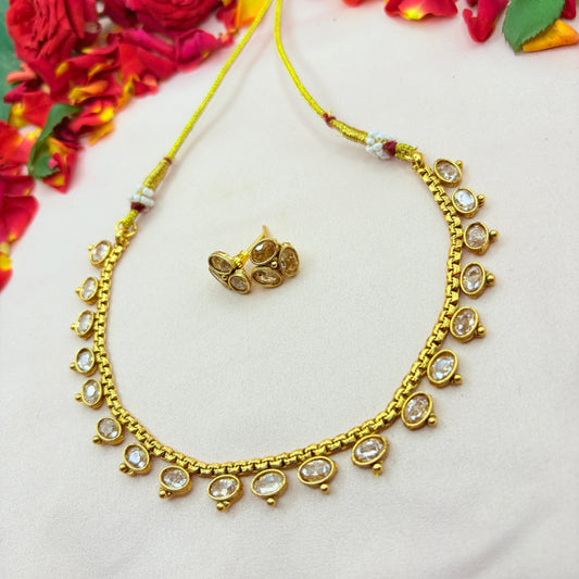 Moonlit Drop Necklace Set