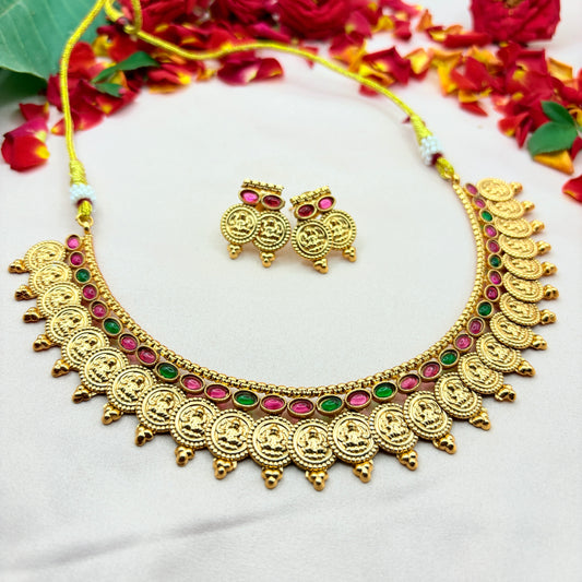 Lakshmi Kasu Choker Set